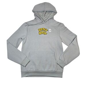 NWOT Betty Boop x Dodge Coronet Super Bee Men's Gray Pullover Hoodie, Size Small